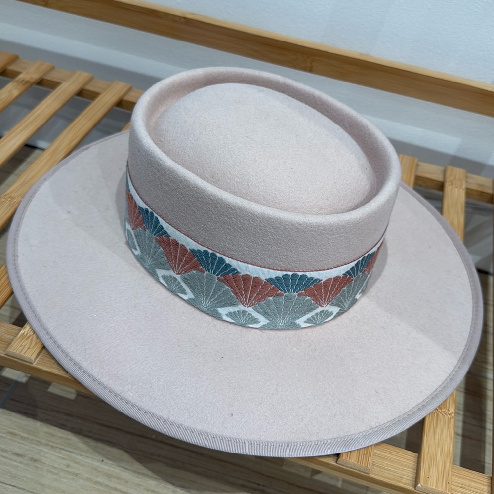 Olive + Pique Boho Felt Hat ✨
